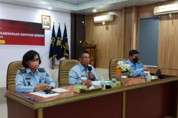 Kemenkumham Sumsel evaluasi organisasi bantuan hukum