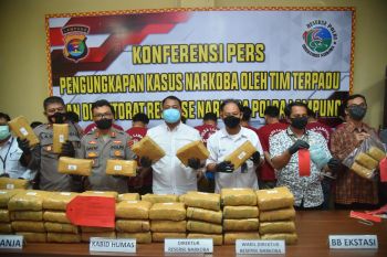 Polda Lampung berhasil selamatkan 100.300 orang dari peredaran narkotika