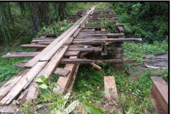 Besi jembatan di Aceh Tamiang dijarah, lima pelaku sandera warga setempat