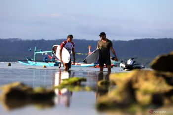 Langkah Rio Waida rebut tiket Olimpiade Paris 2024 di ISA World Surfing terhenti