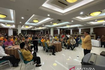 Airlangga: Kosgoro 1957 harus jadi inti pemenangan Golkar di Pemilu 2024