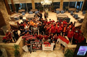 Indonesia team arrives in Kuwait for AFC Asia Cup qualifiers