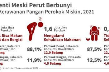 IDEAS: Selama pandemi, jumlah perokok bertambah 2,1 juta orang