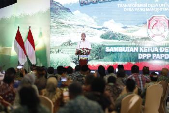 Hadiri Rakernas Papdesi, Ganjar dorong transformasi desa mandiri sejahtera