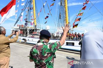 Danlantamal VI lepas KRI Dewaruci angkut peserta Muhibah Jalur Rempah 2022