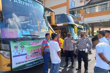 Polres Pasaman Barat turunkan 40 personil kawal keberangkatan calon jemaah haji