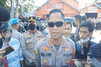 Polresta Banjarmasin kawal aksi simpatik tolak kriminalisasi Ketum Hipmi