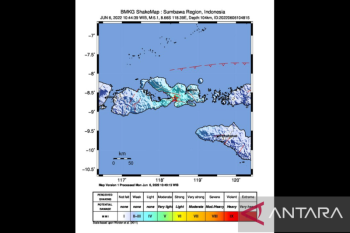 BMKG: Gempa magnitudo 5,0 NTB berlokasi di darat akibat subduksi