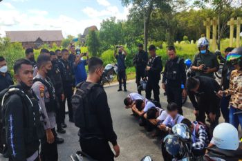 Polda Kalteng amankan enam pelajar diduga terlibat tawuran