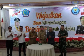 Wagub Sulut mencanangkan "Desa Bersinar" di Minahasa