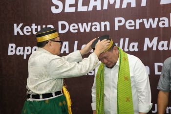 LaNyalla dapat gelar "Ma Eli Ra Disa" dari Kesultanan Dompu