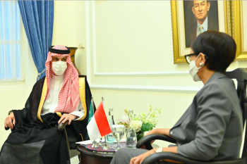 Menlu Indonesia dan Arab Saudi bahas perang di Ukraina