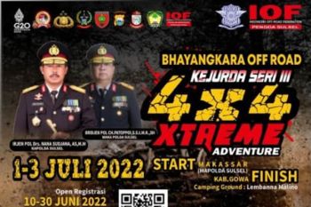 Polda Sulsel gelar Kejurda Off Road Seri III Ekstrim Adventure
