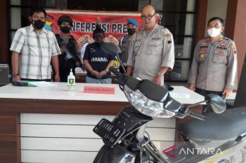 Perempuan pencuri sepeda motor di Temanggung, ditahan