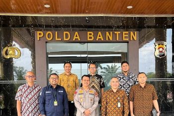 Sinergi pengamanan Obvitnas, GM PHE OSES silaturahmi ke Polda Banten
