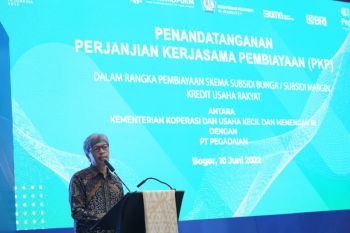 Kemenkop dan PT Pegadaian kerja sama penyaluran KUR