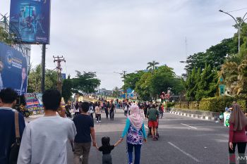 Warga Pekanbaru antusias Hari Bebas Kendaraan kembali diadakan