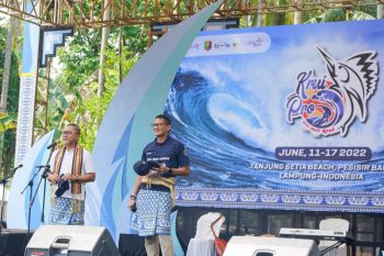 Pertamina Regional Sumbagsel dukung World Surf League Krui Pro 2022