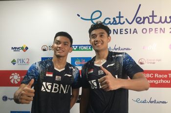 Indonesia Open 2022, Bagas/Fikri siapkan mental jelang "perang saudara" lawan Fajar/Rian