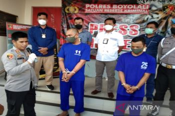 Tangkap 2 tersangka, Polres Boyolali bongkar pencurian kendaraan bermotor