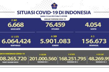 Positif COVID-19 bertambah 1.173, terbanyak DKI Jakarta dengan 696 kasus