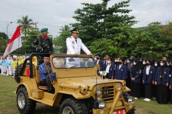 Bupati Lampung Tengah jadi inspektur peringatan HUT ke-76 Lampung Tengah