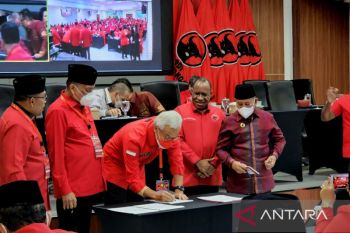 Ratusan kepala dan wakil kepala daerah PDIP teken surat komitmen