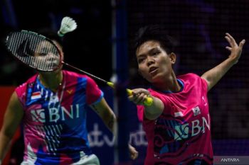 Indonesia Open 2022 - Apriyani/Fadia raih tiket perempat final