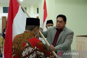 Jamaah calon haji Kloter I Embarkasi Makassar berangkat ke Arab Saudi