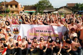 Emak-emak di DIY dukung Ganjar maju Pilpres 2024