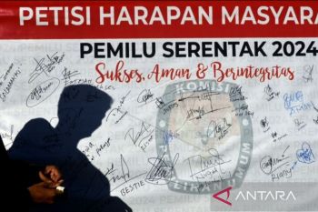 KPU Gowa sosialisasikan tahapan Pemilu 2024 di Taman Sultan Hasanuddin
