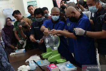 BNNP NTB memusnahkan 757,01 gram sabu-sabu hasil ungkap dua kasus