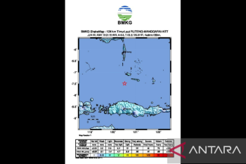 BMKG: Gempa magnitudo 5,5 di Laut Flores memiliki mekanisme pergerakan turun