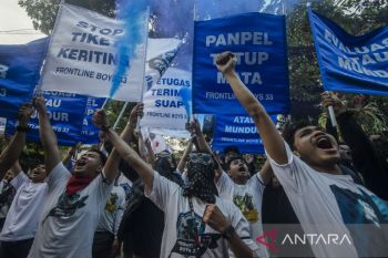 Unjuk rasa Bobotoh Persib