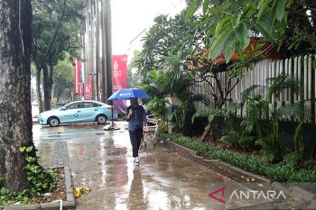 Jaksel dan Jaktim diguyur hujan