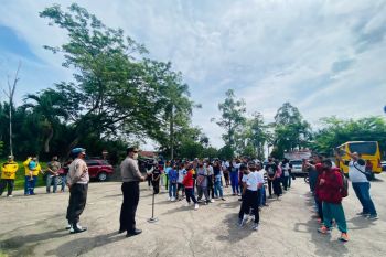 Target juara umum, 68 karateka Bengkalis ikuti Kejurprov Riau