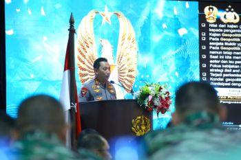 Kapolri Listyo Sigit tekankan sinergitas TNI-Polri wujudkan Indonesia Emas 2045