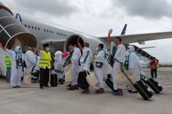 Ratusan JCH kloter 4  asal NTB diberangkatkan ke Mekkah