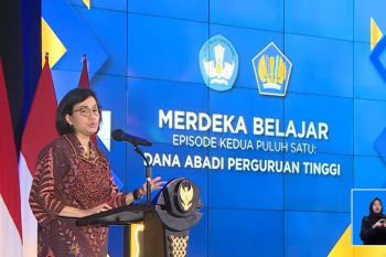 Kemenkeu bagi tiga periode dana abadi perguruan tinggi