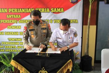 KAI Daop 6 Yogyakarta menggandeng Polda DIY tingkatkan keamanan aset KA