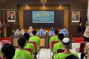 20 anak binaan LPKA Pekanbaru diajak berani sampaikan aspirasi