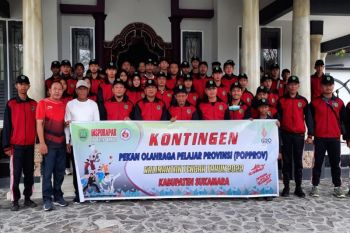 Wabup Sukamara minta atlet Popprov tampil maksimal meraih prestasi