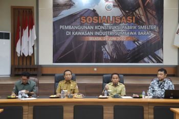 Konstruksi proyek smelter di Sumbawa Barat NTB di mulai Juli 2022