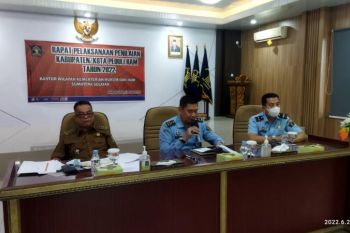 Kemenkumham Sumsel gelar rapat penilaian kabupaten dan kota peduli HAM