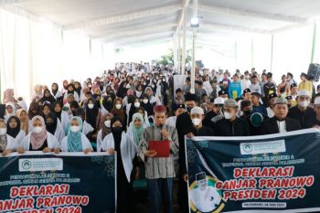 Dekat dengan ulama, ribuan kiyai dan santri di Sumsel doakan Ganjar jadi Presiden