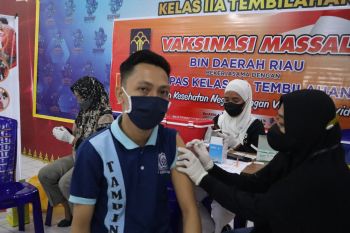 Lapas Tembilahan gesa 100 persen vaksin booster bagi napi