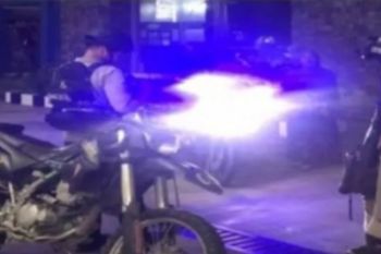 Polres Polman menggelar patroli malam guna mencegah tindak kejahatan