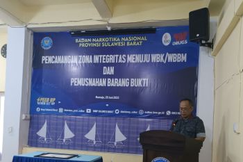 BNN Sulbar canangkan zona integritas menuju wilayah bebas korupsi