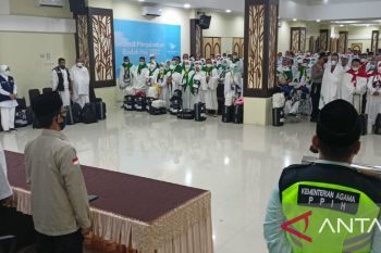 JCH empat provinsi masuk pemondokan Makassar sebelum bertolak ke Arab Saudi