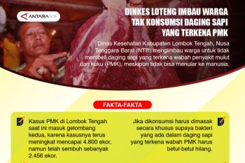 Dinkes Lombok Tengah imbau warga tak konsumsi daging sapi terkena PMK